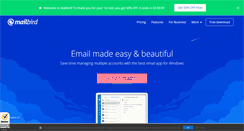 Desktop Screenshot of getmailbird.com